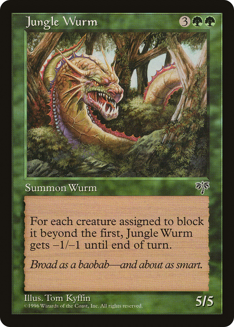 Image of Jungle Wurm (MIR-) - Mirage
