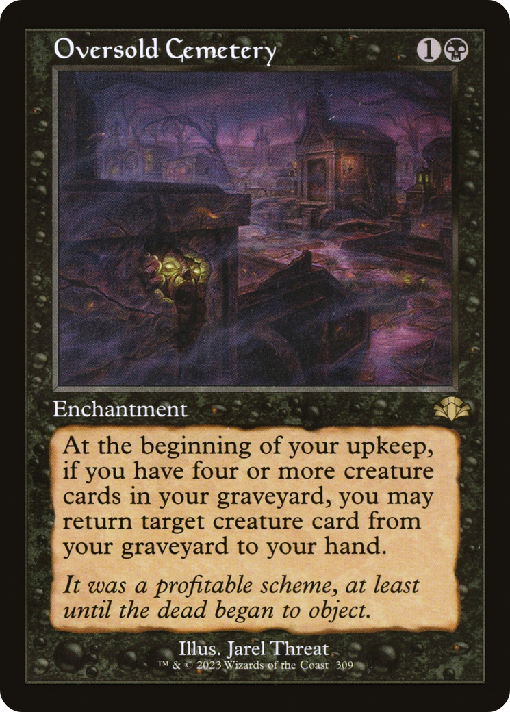 Image of Oversold Cemetery (Retro Frame) (DMR-309) - Dominaria Remastered