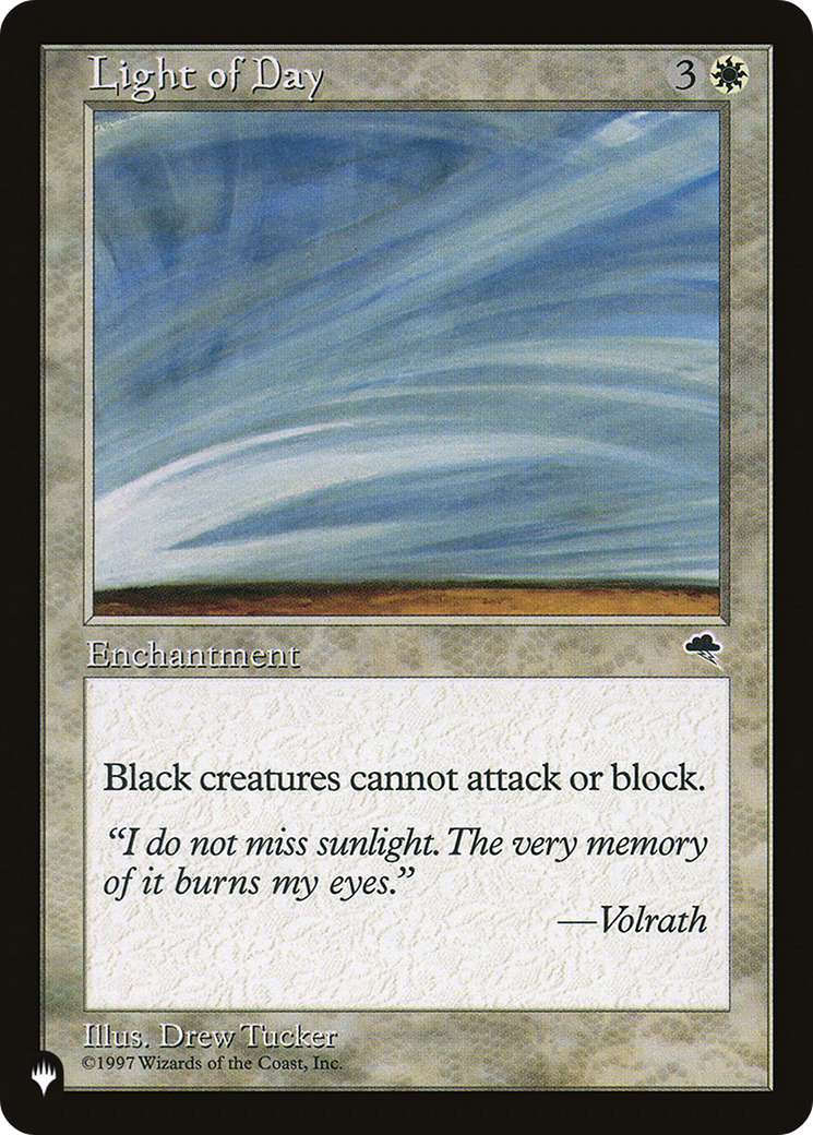 Image of Light of Day (LIST-TMP-27) - The List