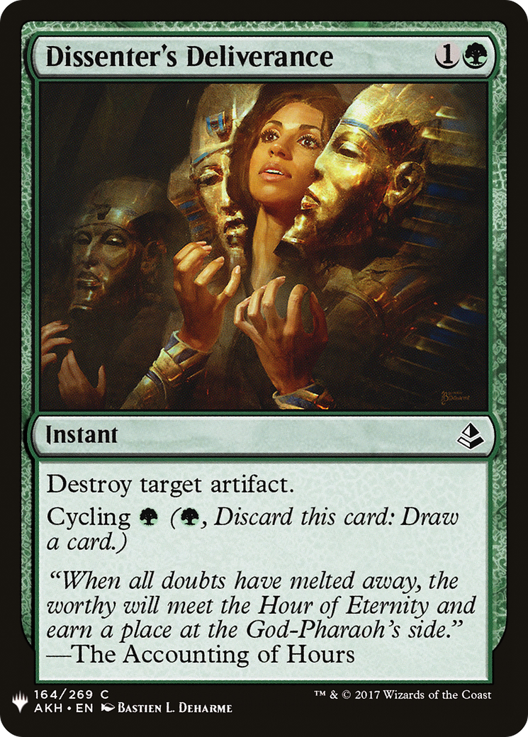 Image of Dissenter's Deliverance (LIST-AKH-164) - The List