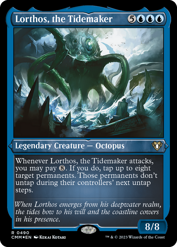 Image of Lorthos, the Tidemaker (CMM-490) - Commander Masters Etched Foil