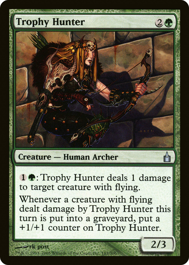 Image of Trophy Hunter (RAV-187) - Ravnica: City of Guilds Foil