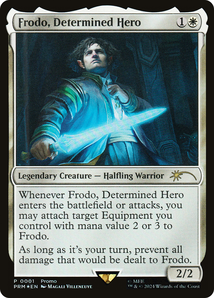 Image of Frodo, Determined Hero (UMP-001) - Tales of Middle-earth Deluxe Commander Kit Foil