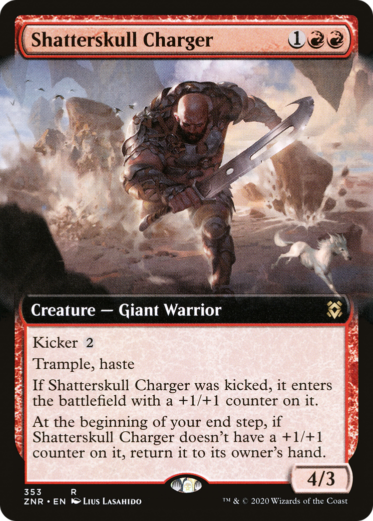 Image of Shatterskull Charger (Extended Art) (ZNR-353) - Zendikar Rising: (Extended Art)