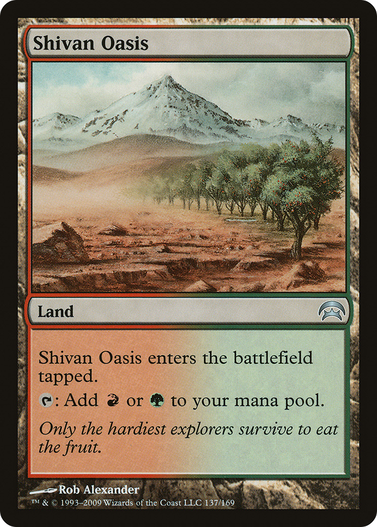 Image of Shivan Oasis (HOP-137) - Planechase