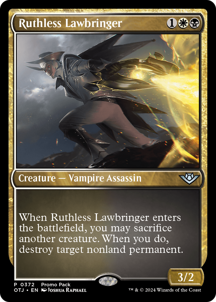 Image of Ruthless Lawbringer (PPOTJ-372) - Outlaws of Thunder Junction Foil
