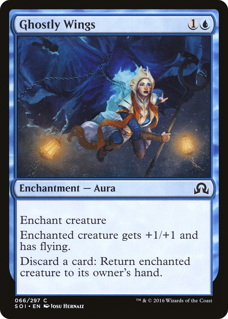 Image of Ghostly Wings (SOI-066) - Shadows over Innistrad