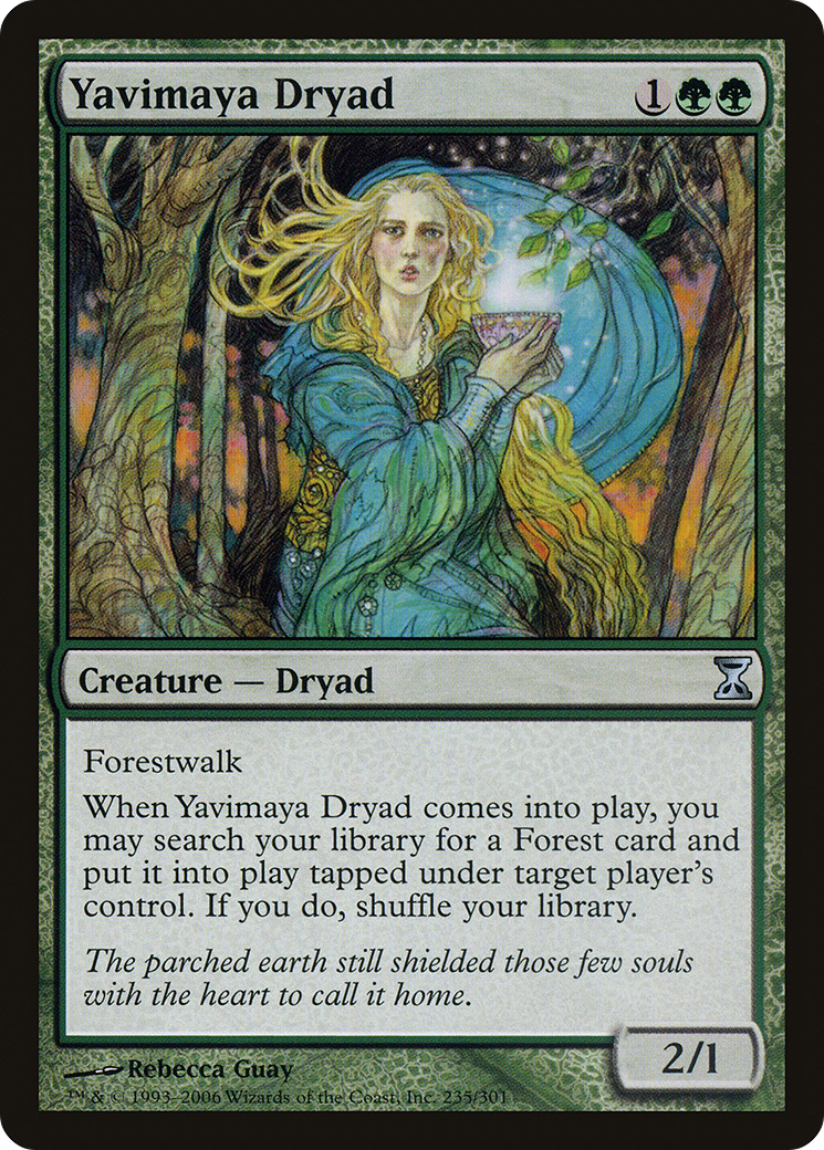 Image of Yavimaya Dryad (TSP-235) - Time Spiral