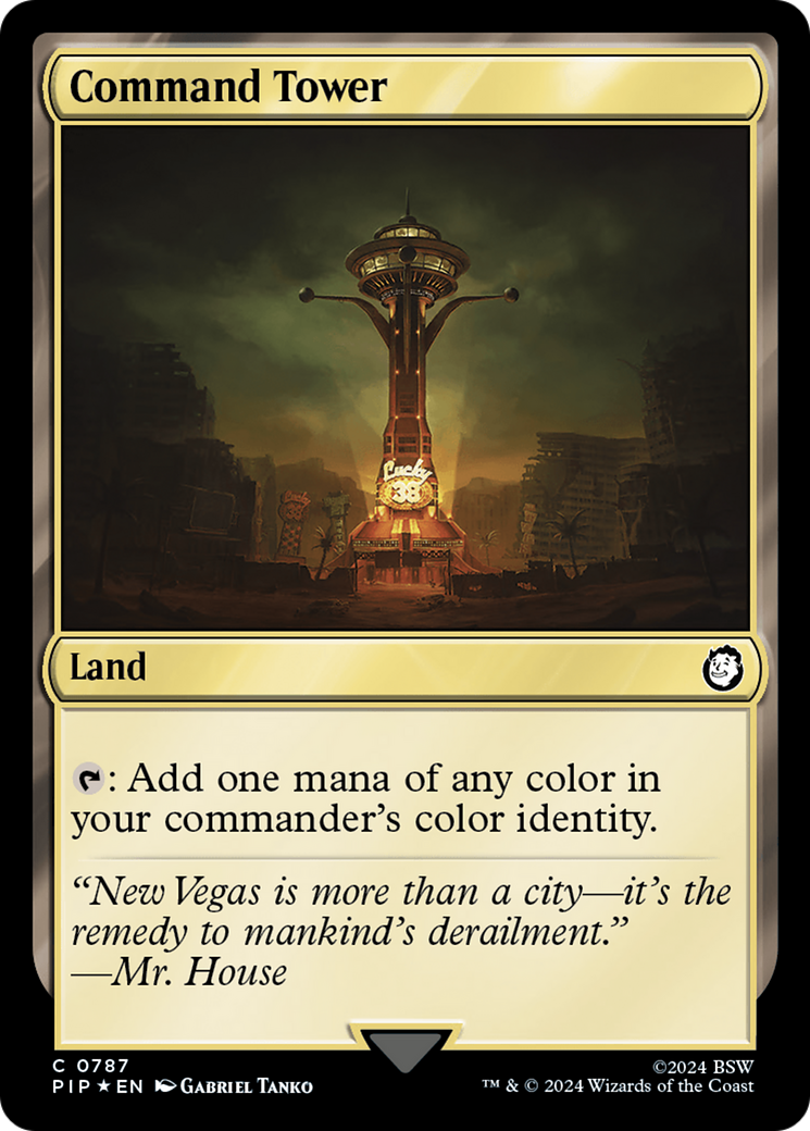 Image of Command Tower (Surge Foil) (PIP-787) - Fallout Foil