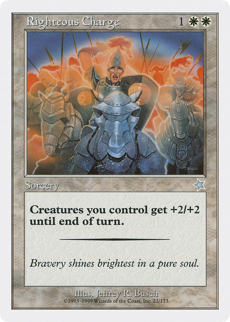 Image of Righteous Charge (S99-022) - Starter 1999