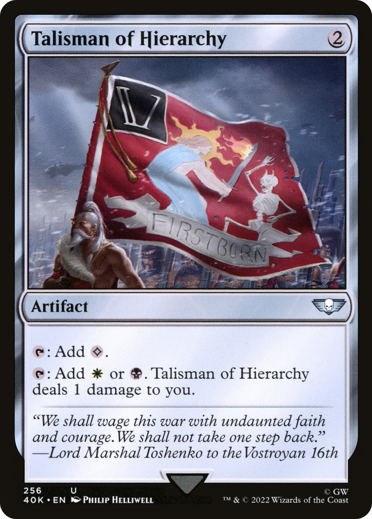 Image of Talisman of Hierarchy (40K-256) - Warhammer 40,000 Commander
