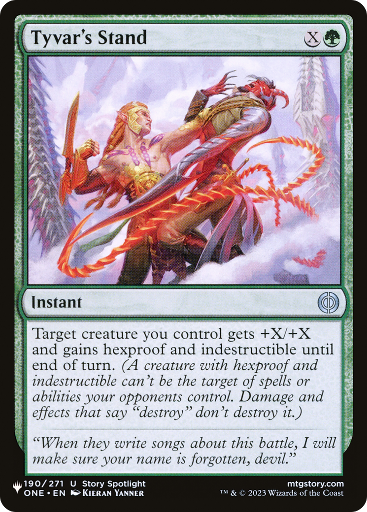 Image of Tyvar's Stand (LIST-190/271) - The List