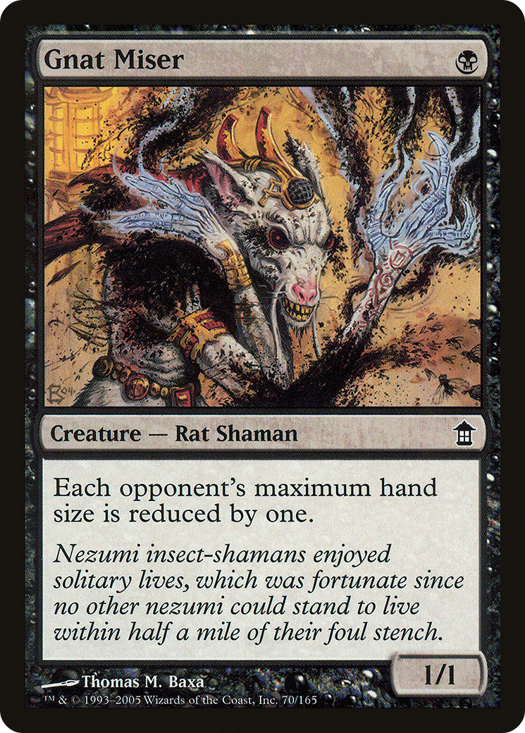 Image of Gnat Miser (SOK-070) - Saviors of Kamigawa Foil