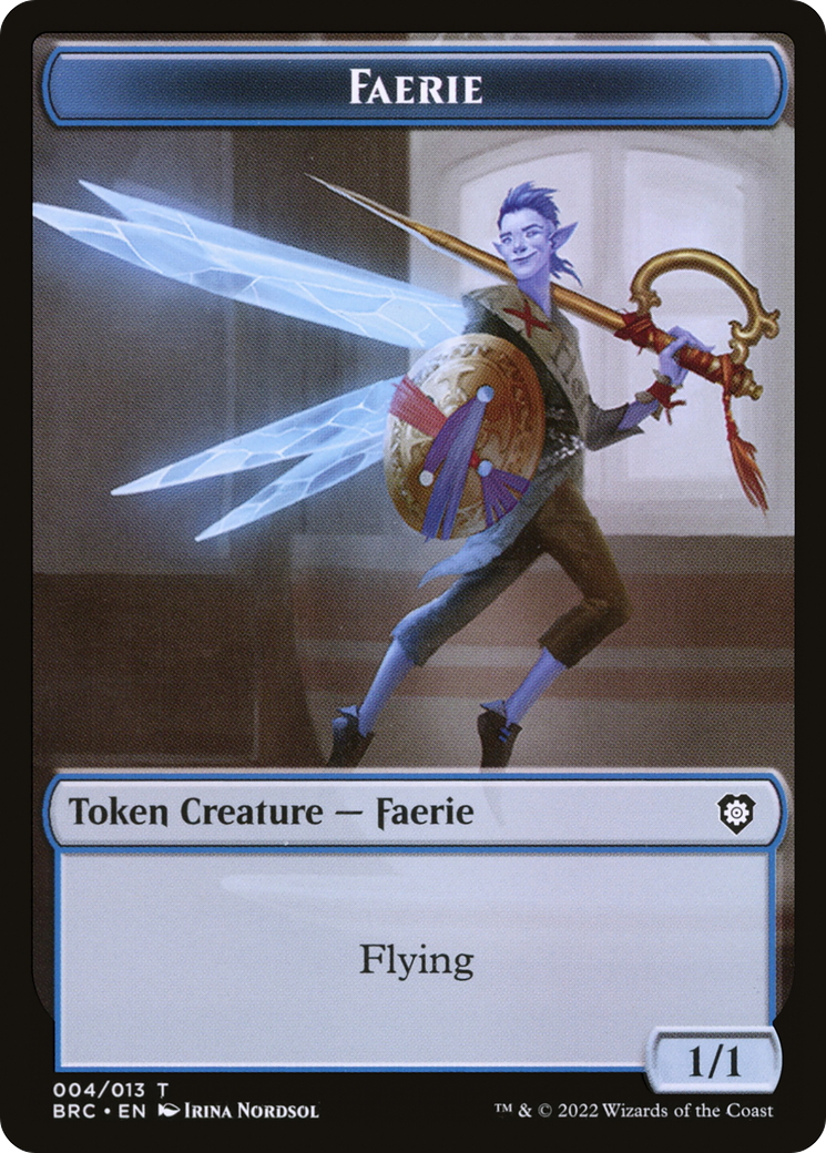 Image of Faerie (TBRC-004) - The Brothers' War Commander Tokens Foil