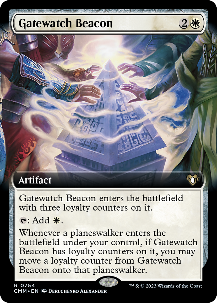 Image of Gatewatch Beacon (Extended Art) (CMM-754) - Commander Masters: (Extended Art) Foil