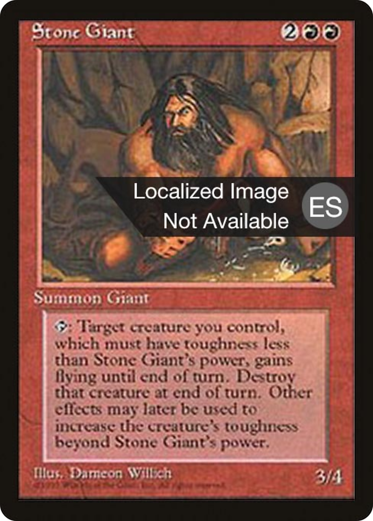 Image of Stone Giant (4BB-) - Fourth Edition Foreign Black Border