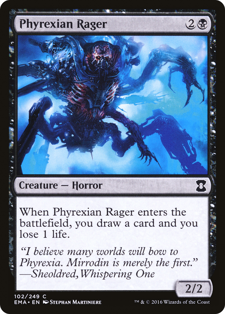 Image of Phyrexian Rager (EMA-102) - Eternal Masters