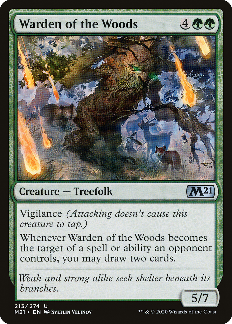 Image of Warden of the Woods (M21-213) - Core Set 2021