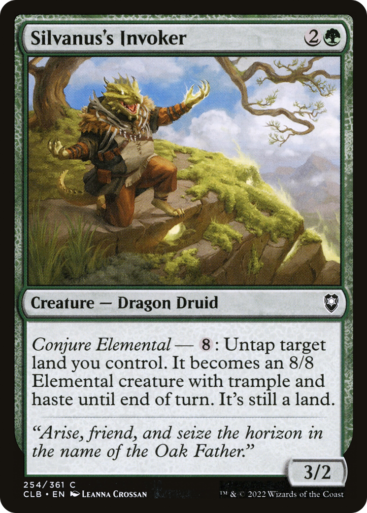 Image of Silvanus's Invoker (CLB-254) - Commander Legends: Battle for Baldur's Gate Foil