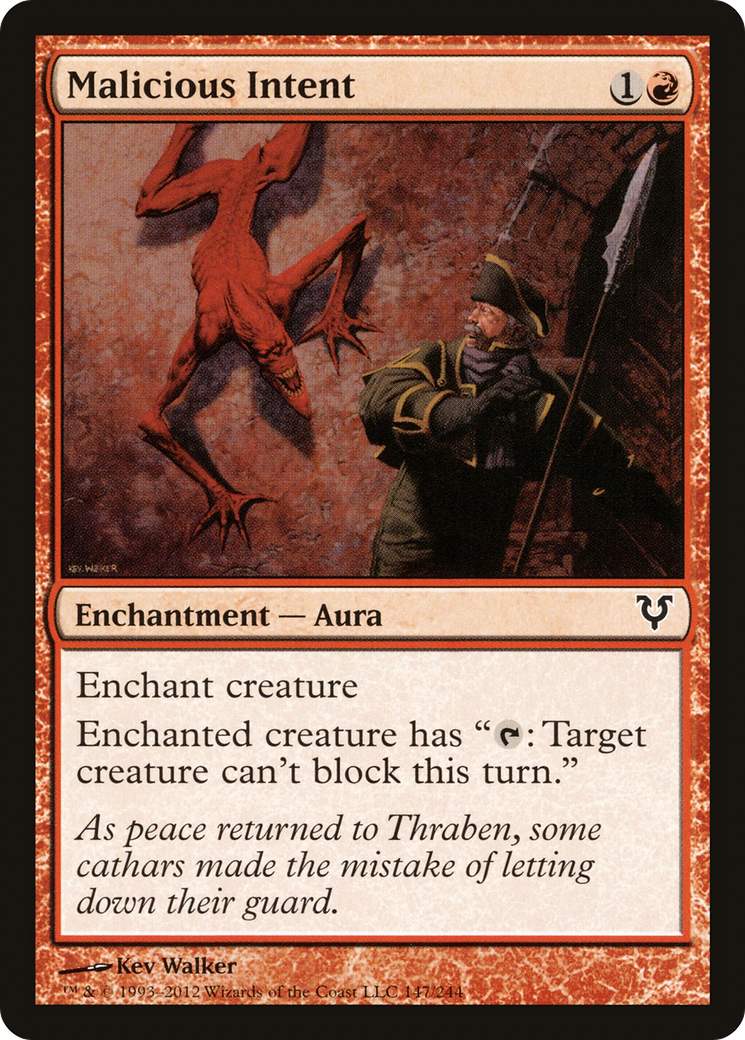 Image of Malicious Intent (AVR-147) - Avacyn Restored