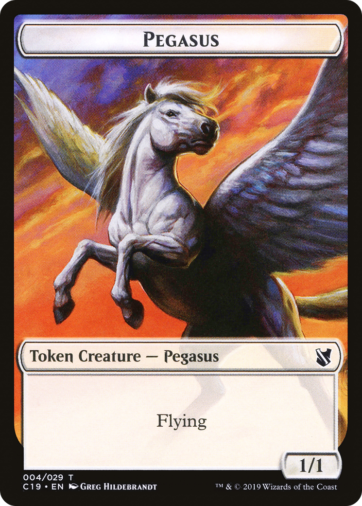 Image of Pegasus (TC19-004) - Commander 2019 Tokens