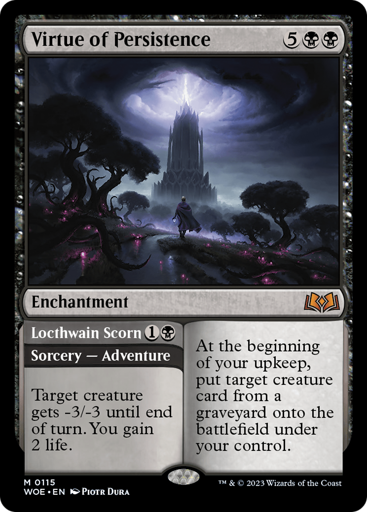 Image of Virtue of Persistence (WOE-115) - Wilds of Eldraine