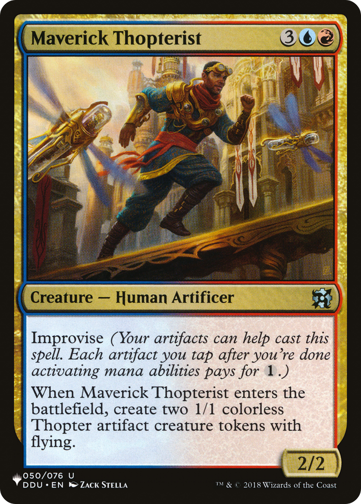 Image of Maverick Thopterist (DDU) (LIST-DDU-50) - The List
