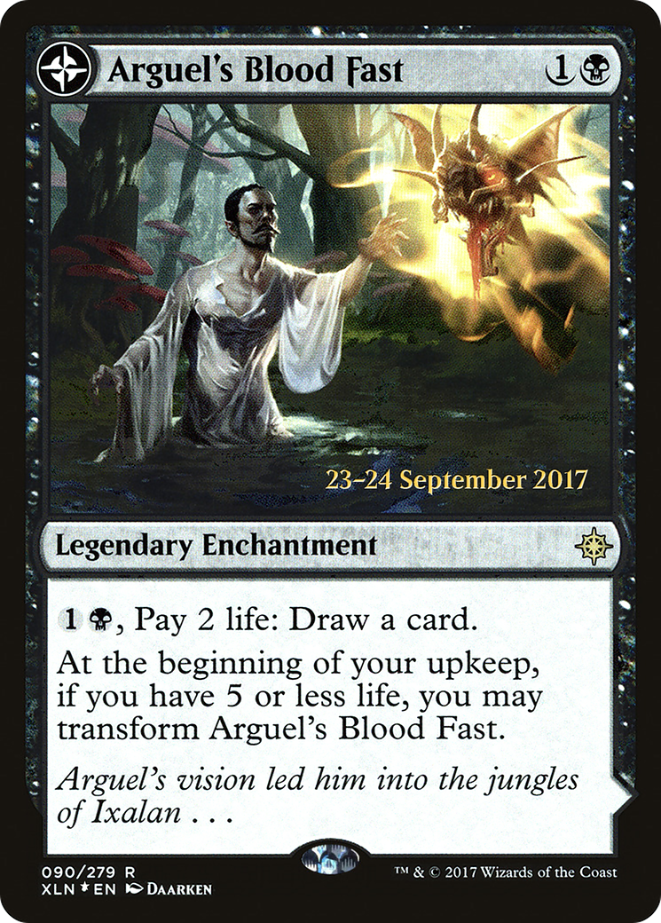 Image of Arguel's Blood Fast (PRE-090) - Ixalan Promos: (compasslanddfc) Foil