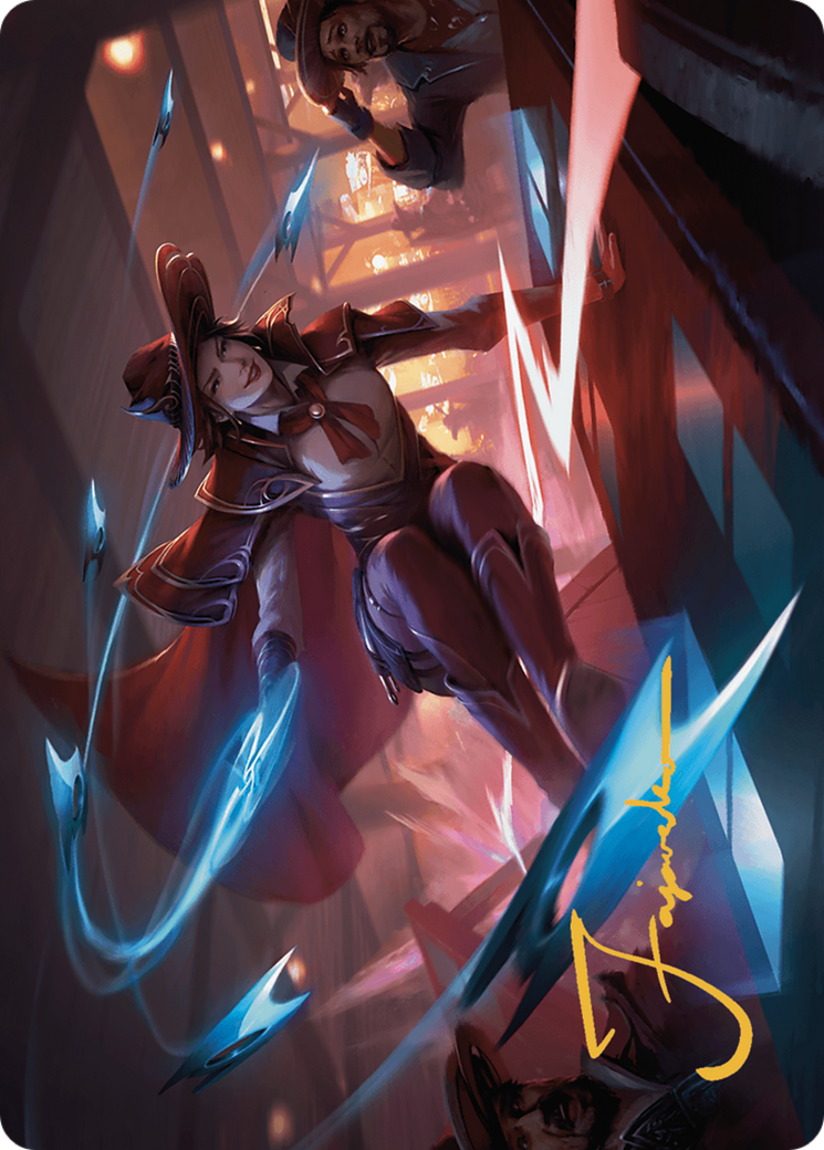 Image of Slick Sequence // Slick Sequence (AOTJ-033) - Outlaws of Thunder Junction Art Series (Borderless) Foil