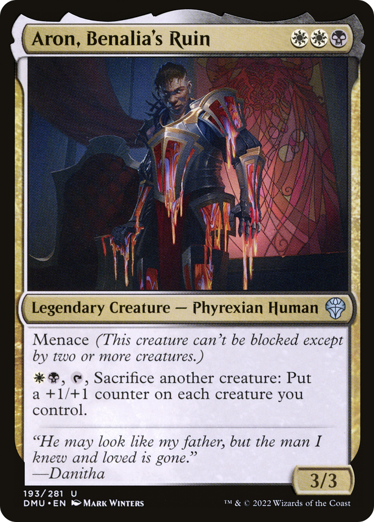 Image of Aron, Benalia's Ruin (DMU-193) - Dominaria United