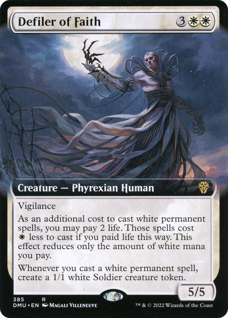 Image of Defiler of Faith (Extended Art) (DMU-385) - Dominaria United: (Extended Art)