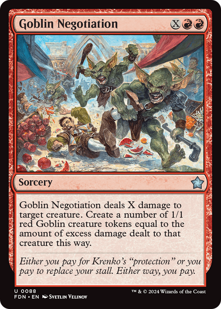 Image of Goblin Negotiation (FDN-088) - Foundations