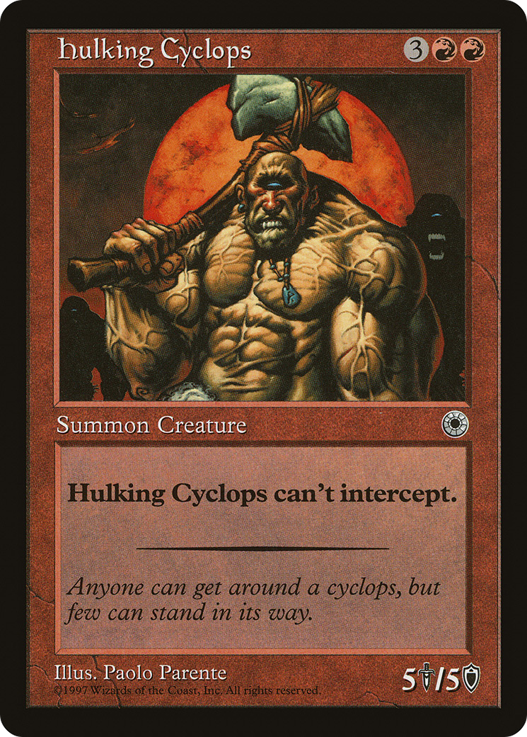 Image of Hulking Cyclops (POR-) - Portal