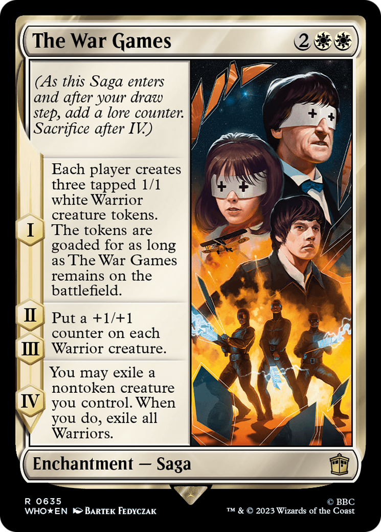 Image of The War Games (Surge Foil) (WHO-635) - Doctor Who Foil