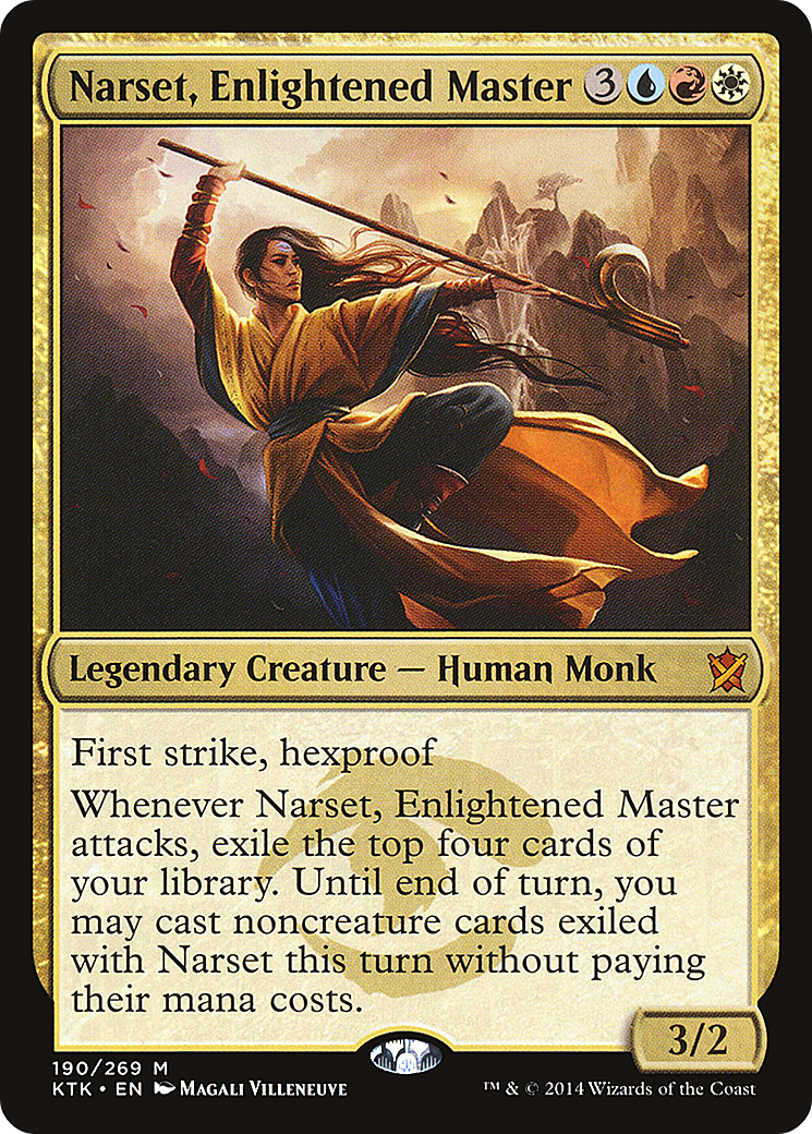 Image of Narset, Enlightened Master (KTK-190) - Khans of Tarkir Foil