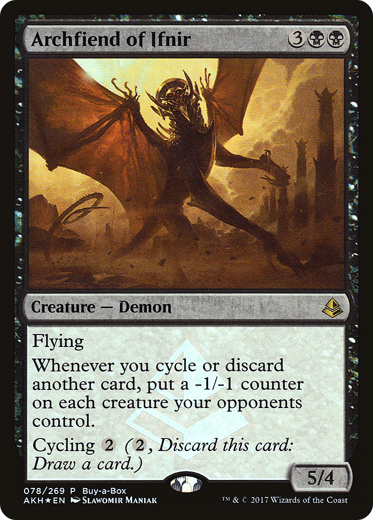 Image of Archfiend of Ifnir (BABP-078) - Amonkhet Promos Foil