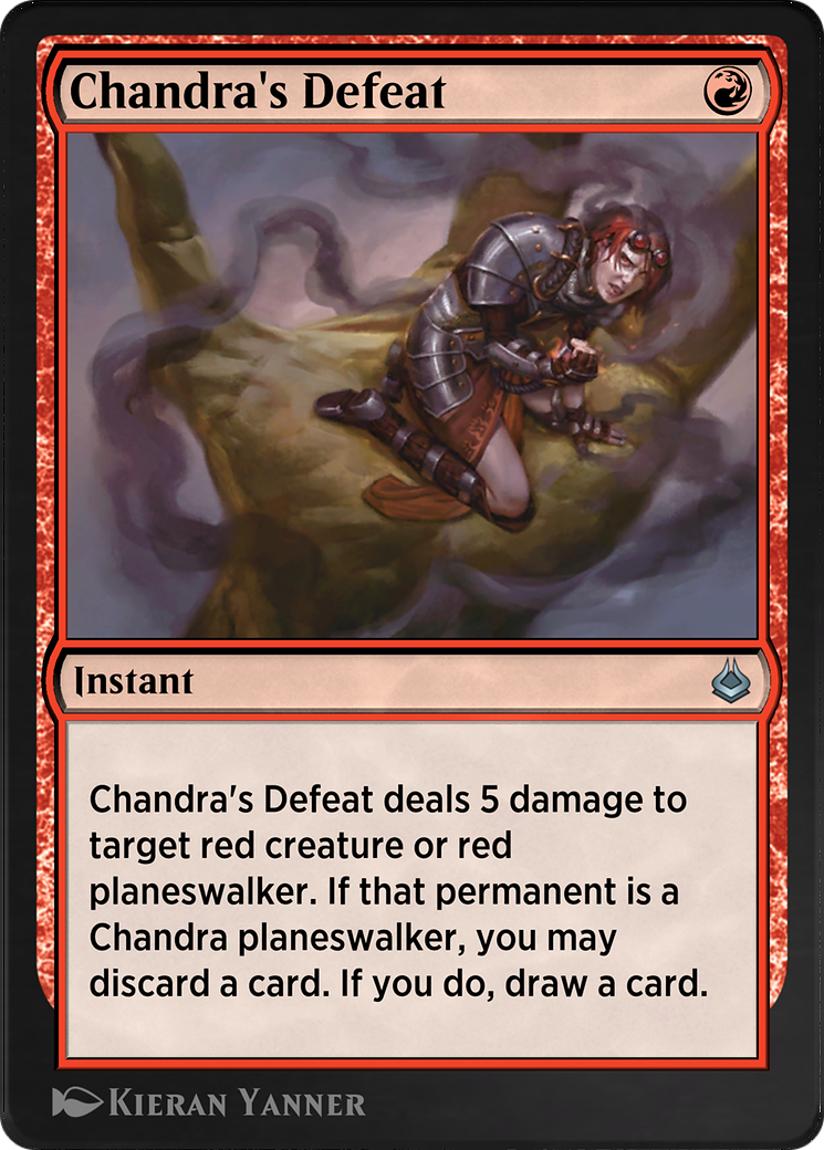 Image of Chandra's Defeat (AKR-147) - Amonkhet Remastered
