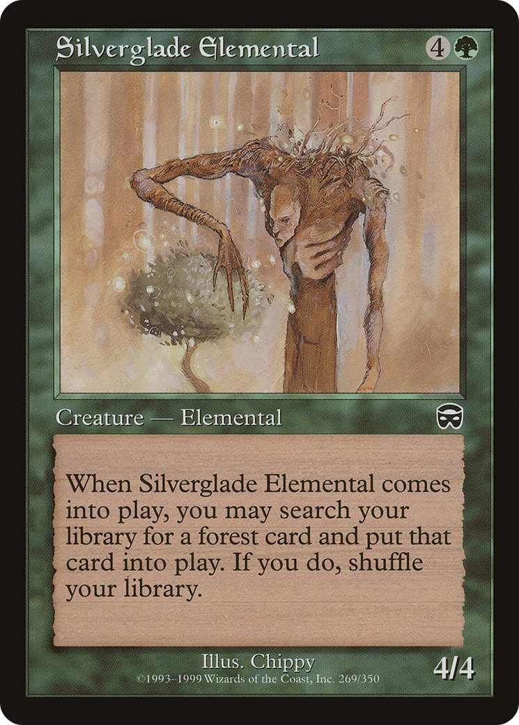 Image of Silverglade Elemental (MMQ-269) - Mercadian Masques