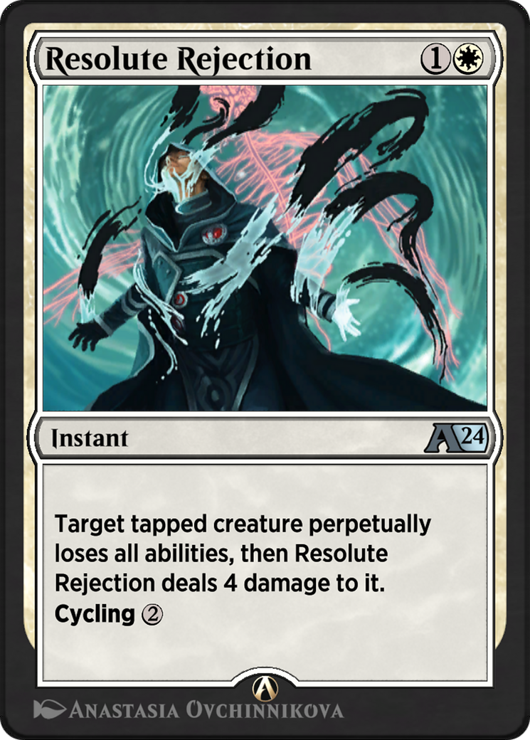 Image of Resolute Rejection (YOTJ-002) - Alchemy: Outlaws of Thunder Junction