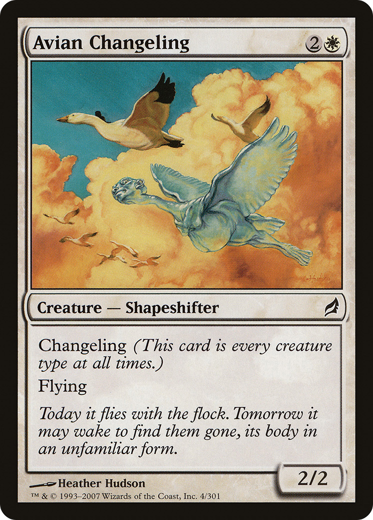Image of Avian Changeling (LRW-004) - Lorwyn