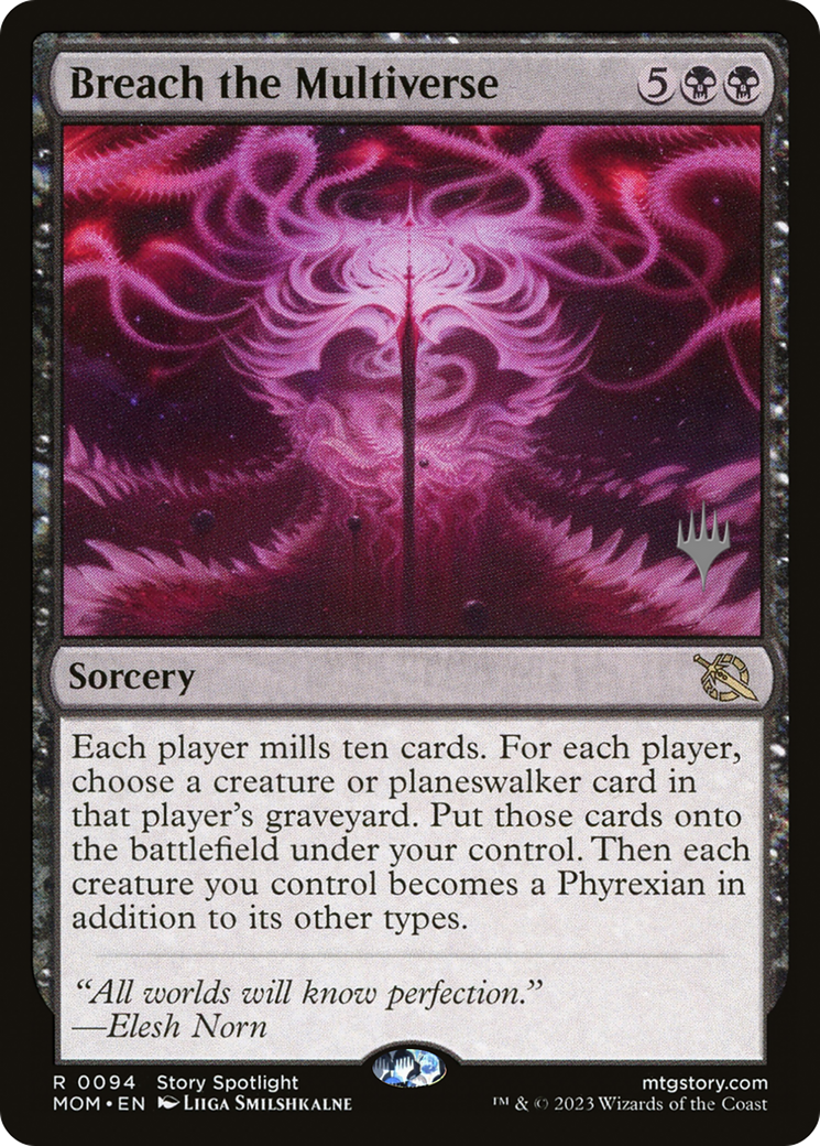 Image of Breach the Multiverse (PPMOM-094) - March of the Machine Promos Foil