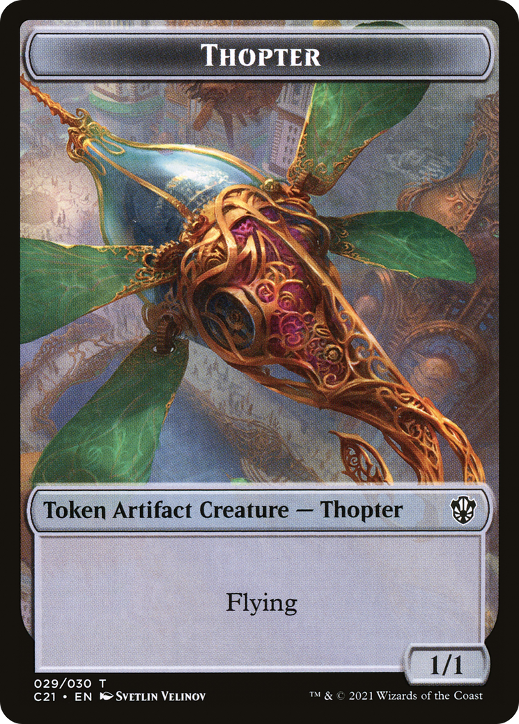 Image of Thopter (TC21-029) - Commander 2021 Tokens