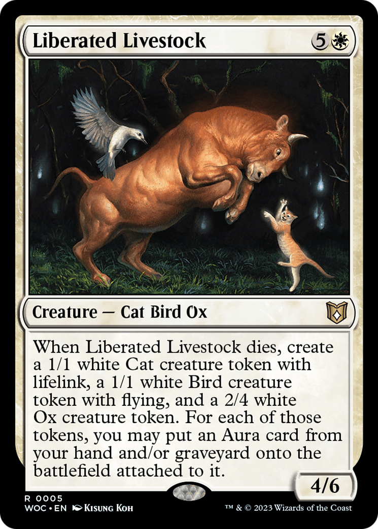 Image of Liberated Livestock (WOC-005) - Wilds of Eldraine Commander