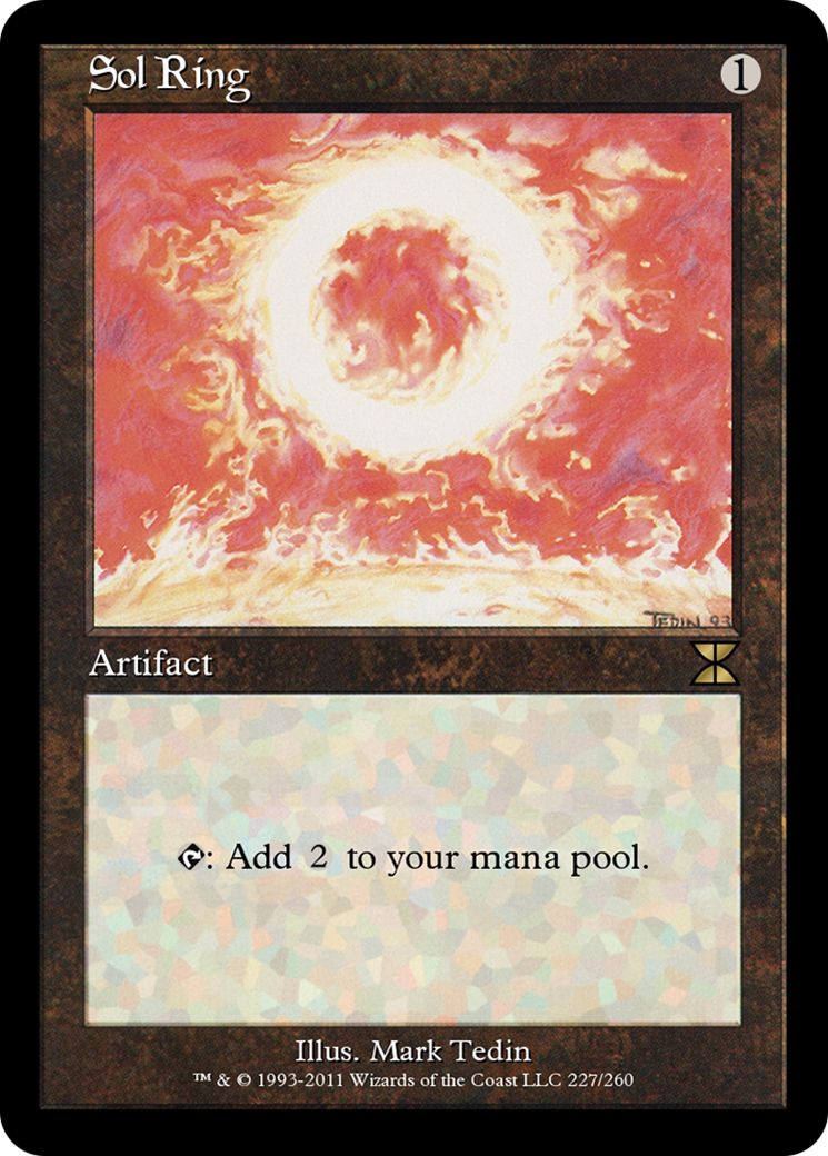 Image of Sol Ring (ME4-227) - Masters Edition IV Foil