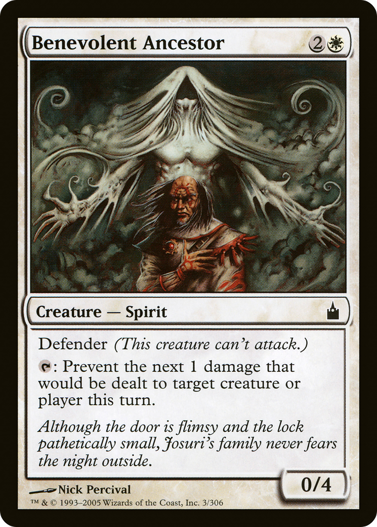 Image of Benevolent Ancestor (RAV-003) - Ravnica: City of Guilds Foil
