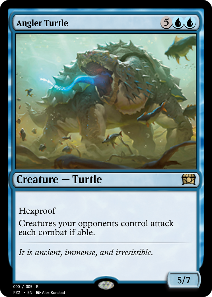 Image of Angler Turtle (PZ2-70769) - Treasure Chest Foil