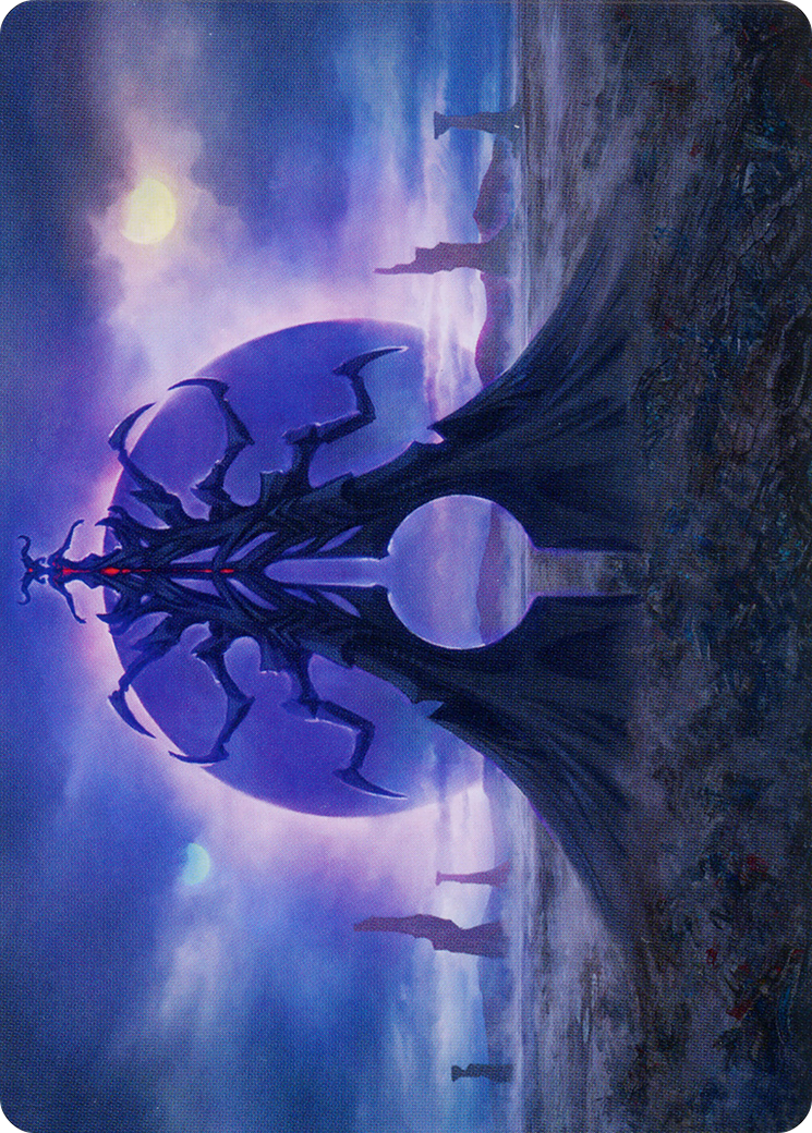 Image of Black Sun's Twilight // Black Sun's Twilight (AONE-019) - Phyrexia: All Will Be One Art Series (Borderless) Foil