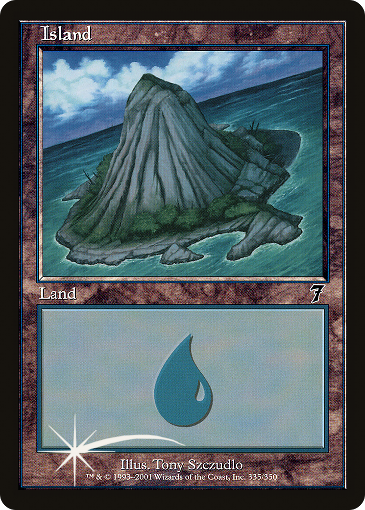Image of Island (7ED-335★) - 7th Edition