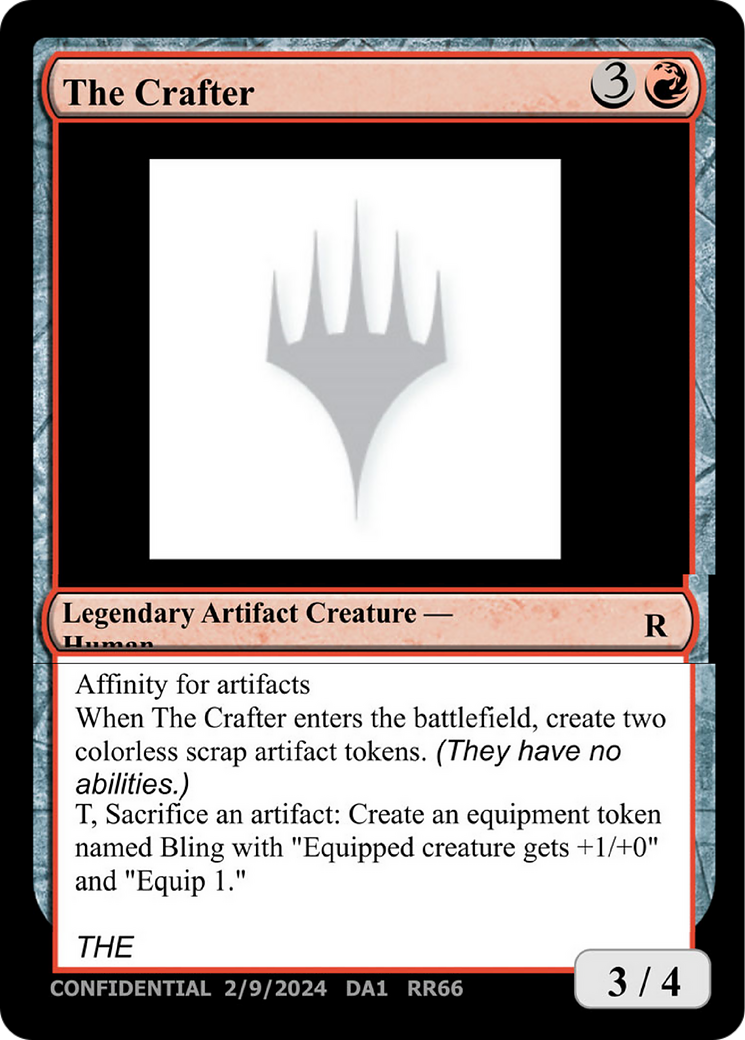 Image of The Crafter (UNK-RR66) - Unknown Event