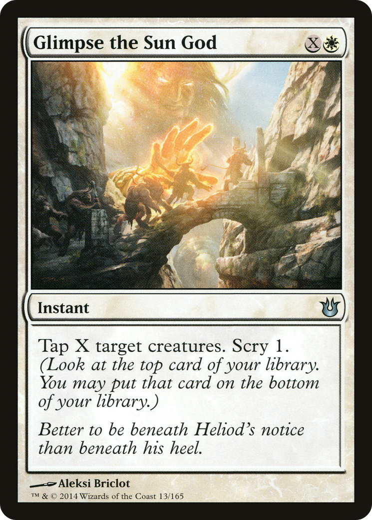 Image of Glimpse the Sun God (BNG-013) - Born of the Gods